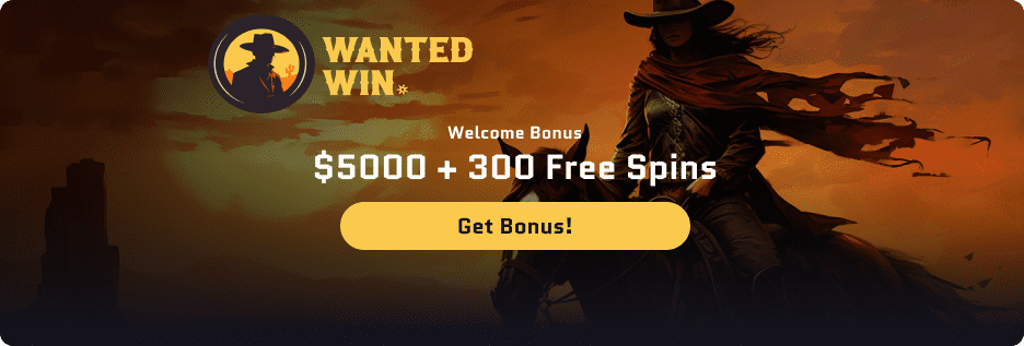 wantedwin casino welcome bonus